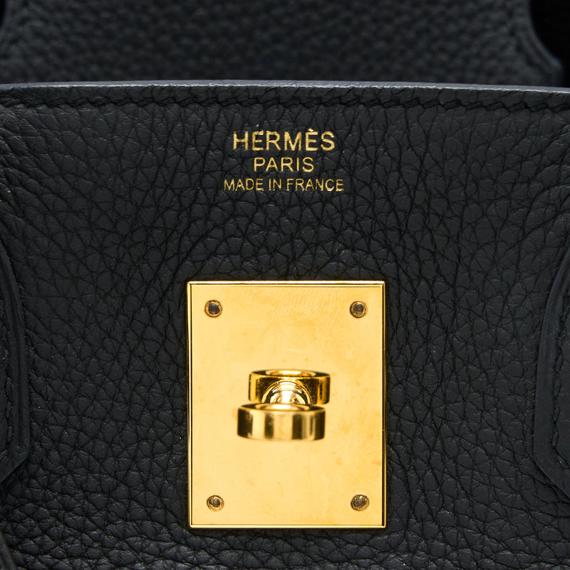Hermes Birkin 30 Togo Black GHW Stamp T