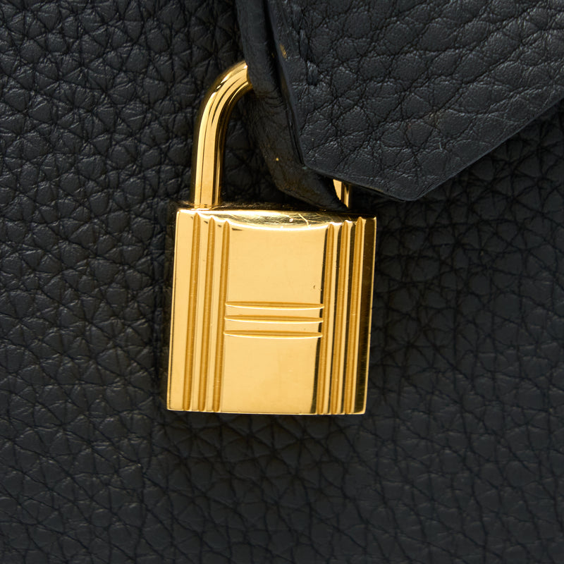 Hermes Birkin 30 Togo Black GHW Stamp T