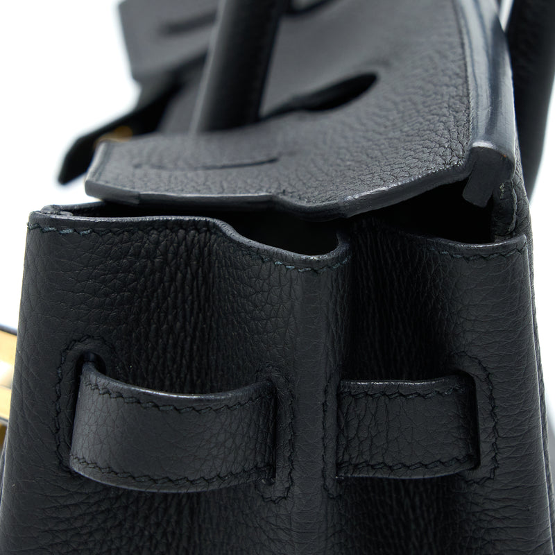 Hermes Birkin 30 Togo Black GHW Stamp T