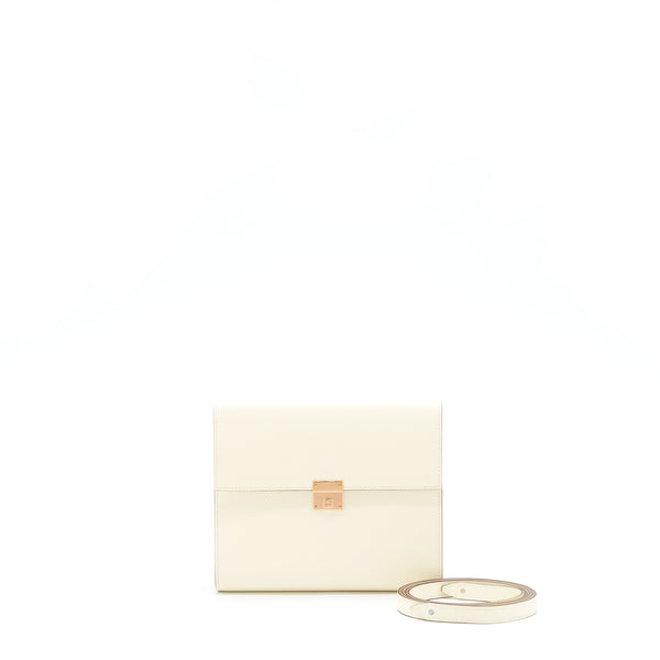 Hermes Clic 16 Wallet Epsom Nata RGHW Stamp U