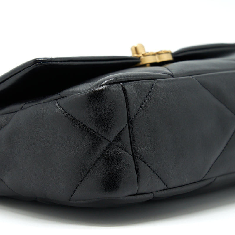 Chanel 19 Small Bag Lambskin Black Multicolour Hardware
