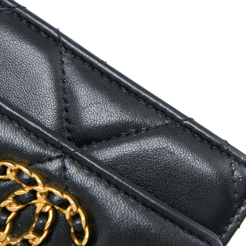 Chanel Chanel 19 Flap Card Holder AP1790 B04852 94305, Black, One Size