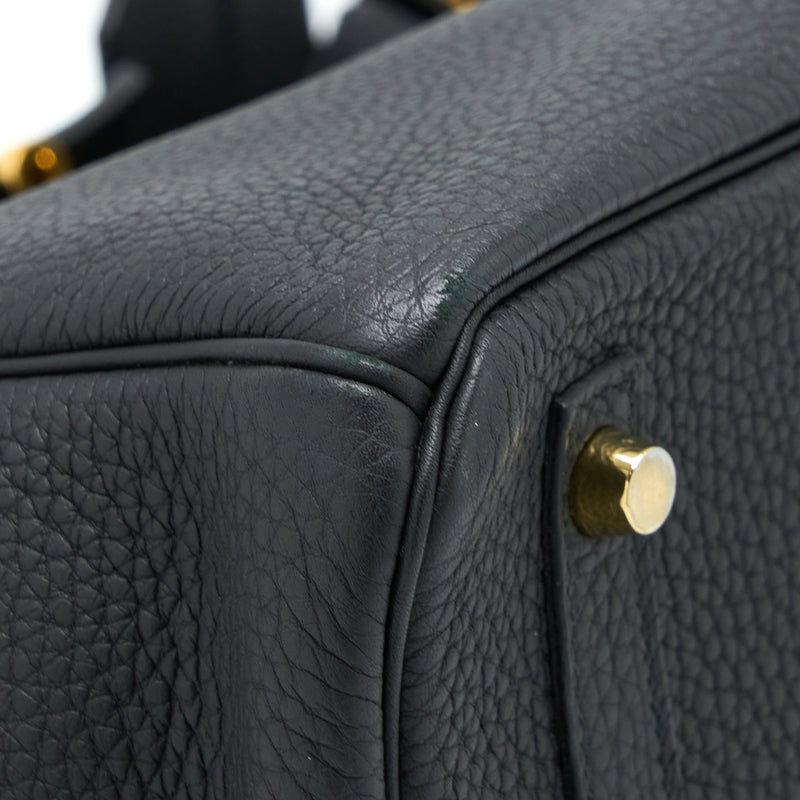 Hermes Birkin 30 Togo Black GHW Stamp T
