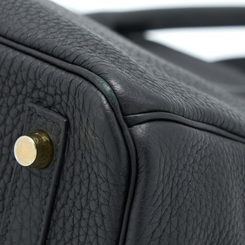 Hermes Birkin 30 Togo Black GHW Stamp T