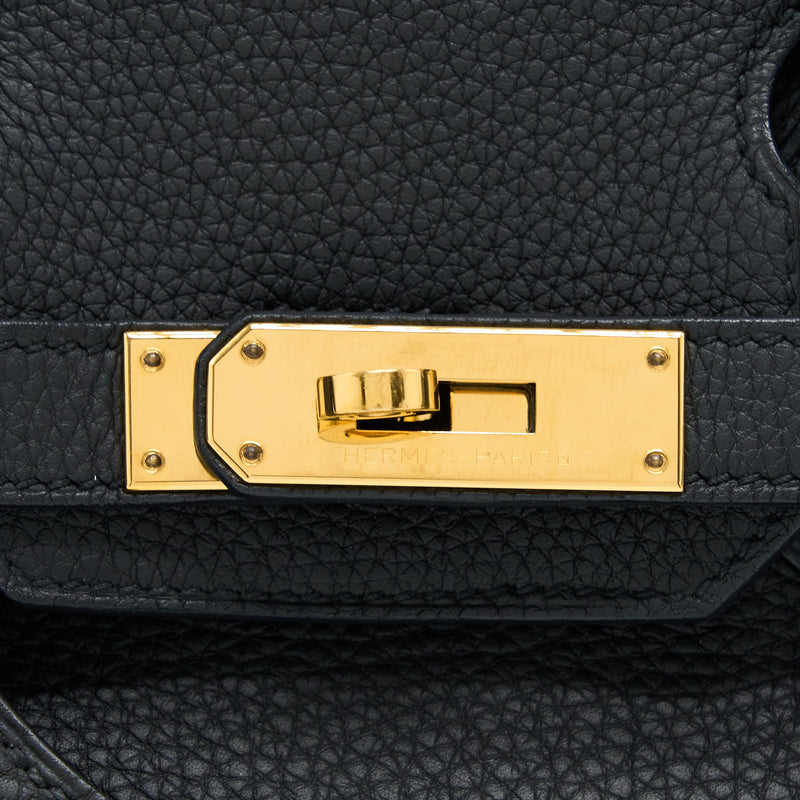 Hermes Birkin 30 Togo Black GHW Stamp T