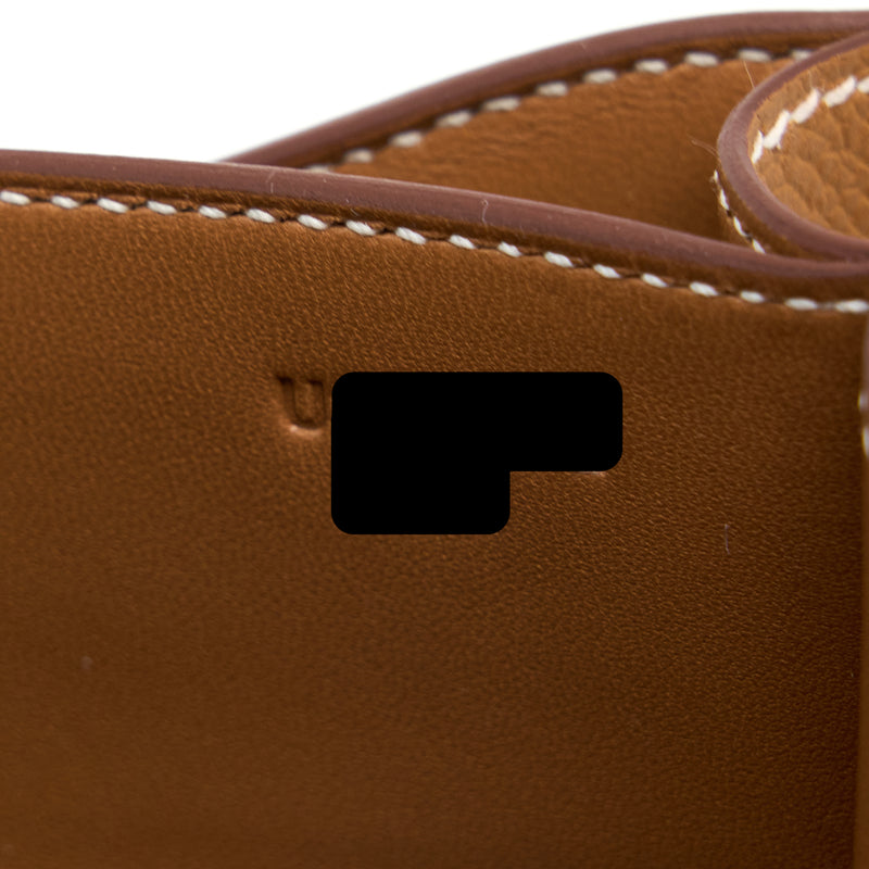 Hermes Constance Mini Epsom Gold SHW Stamp U (New Version)