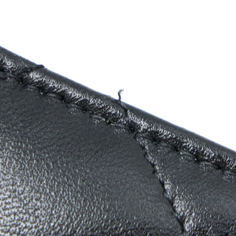 Chanel Ribbon Wallet On Chain Lambskin Black LGHW (Microchip)