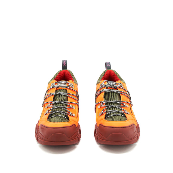 Gucci size 10.5 Men's Sneaker Orange/Multicolour