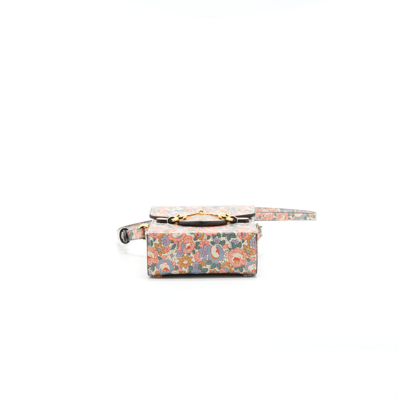 Gucci Liberty Floral Mini Bag In Light Pink and Blue