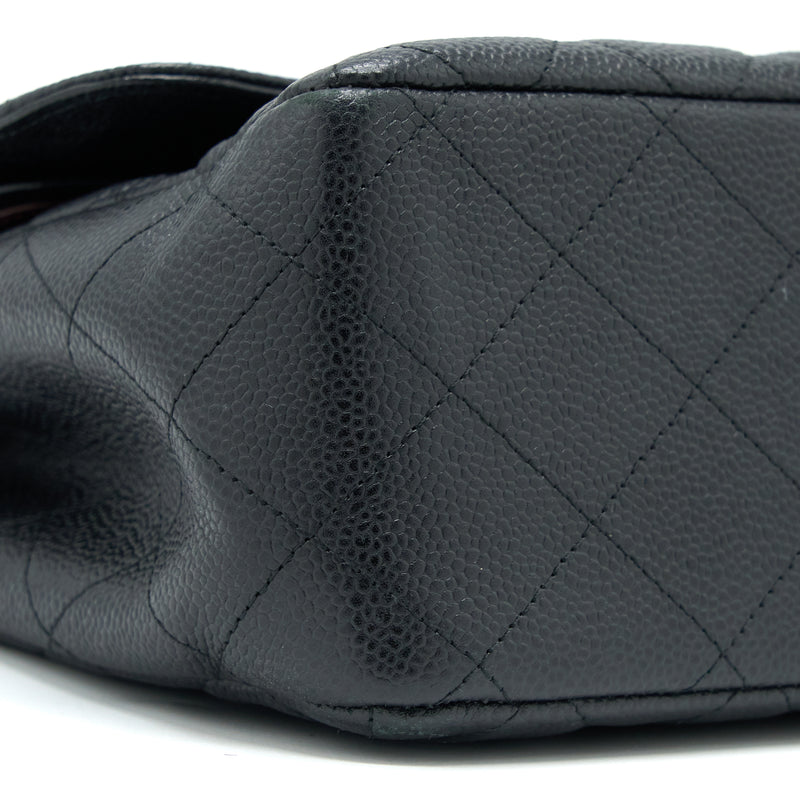 Chanel Classic Jumbo Double Flap Bag Caviar Black GHW