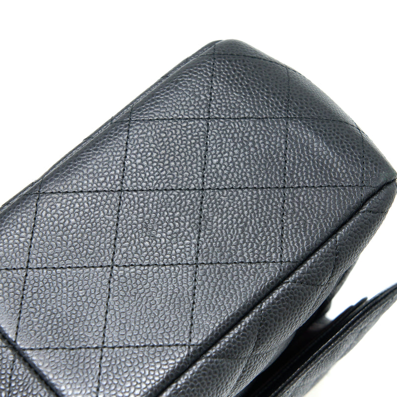 Chanel Classic Jumbo Double Flap Bag Caviar Black GHW