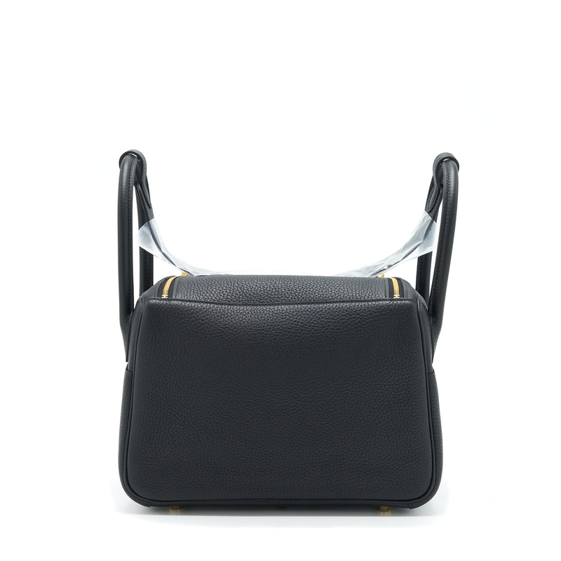 Hermes Lindy 26 Clemence Black GHW Stamp Z