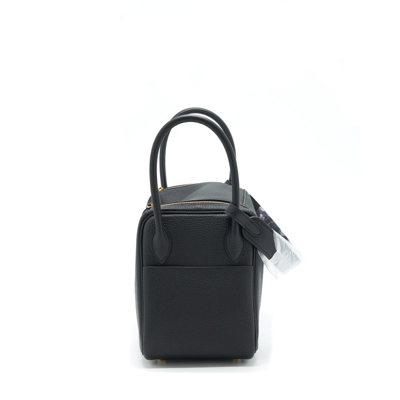 Hermes Lindy 26 Clemence Black GHW Stamp Z
