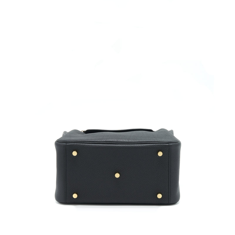 Hermes Lindy 26 Clemence Black GHW Stamp Z