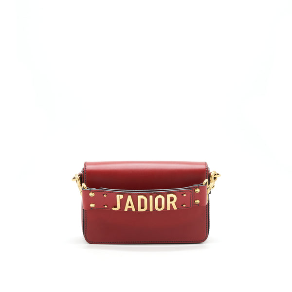 Dior J'adior Clutch with Handle Red with GHW