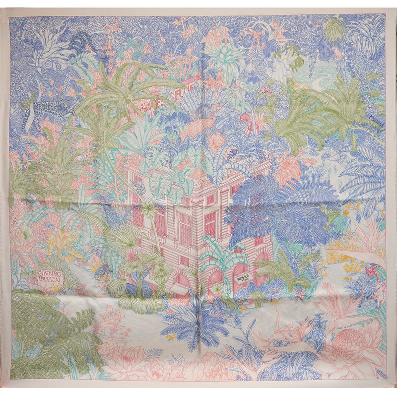 Hermes Silk Scarf Multicolour 90×90cm