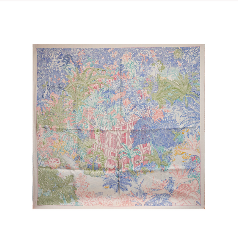 Hermes Silk Scarf Multicolour 90×90cm