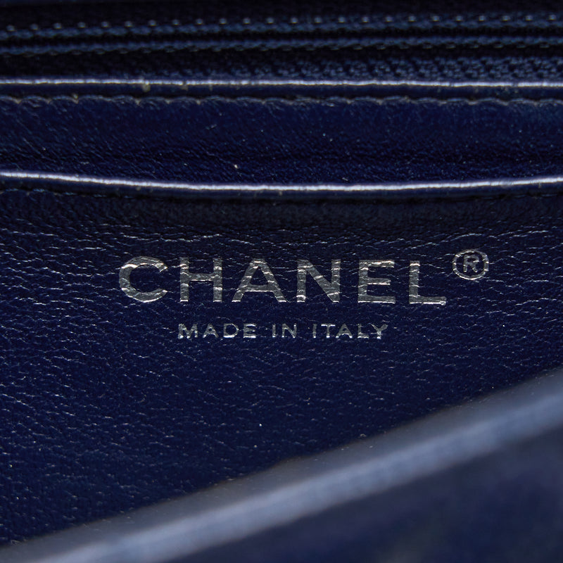 Chanel Classic Mini Rectangular Flap Bag Caviar Navy SHW