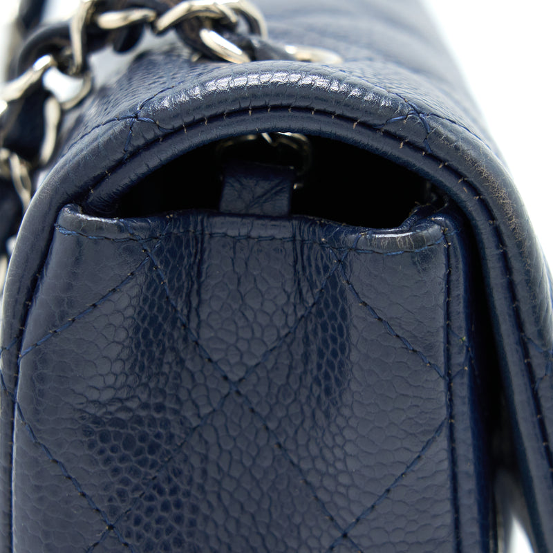 Chanel Classic Mini Rectangular Flap Bag Caviar Navy SHW