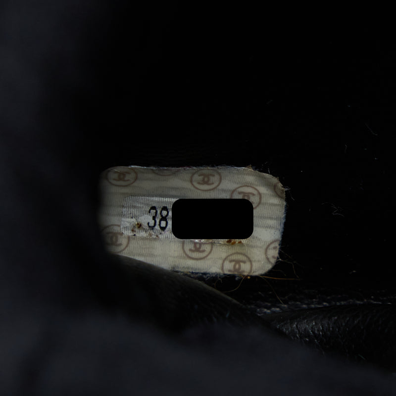 Chanel Vintage Vanity Case Caviar Black GHW