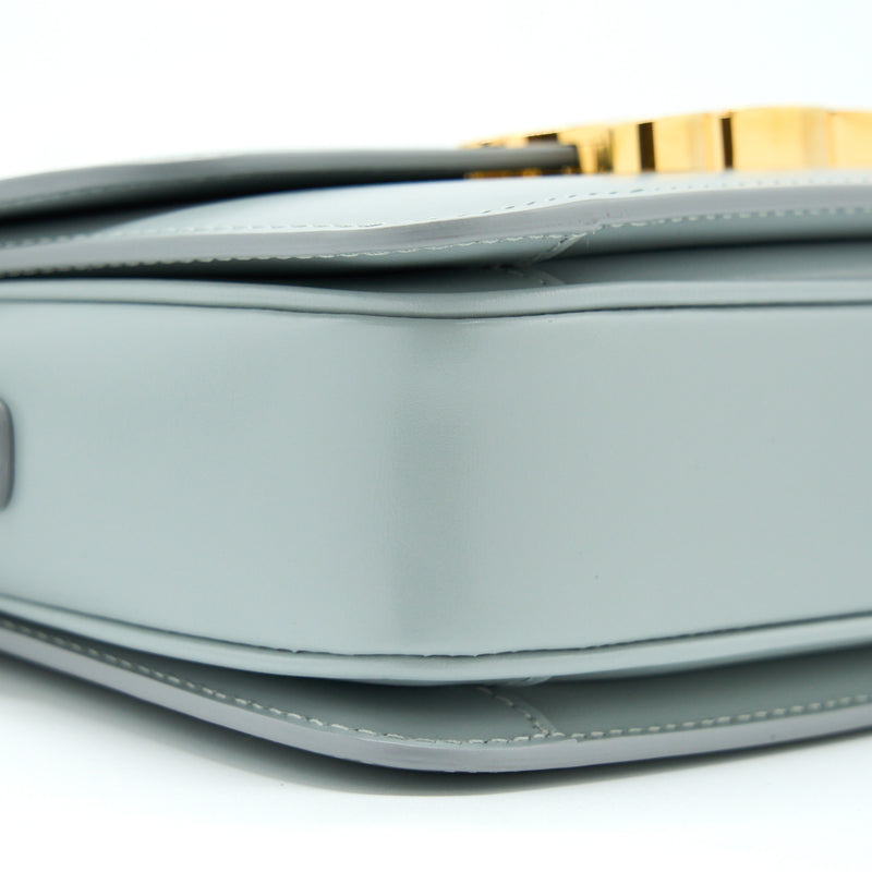 Celine Teen Triomphe Bag Calfskin Mineral GHW