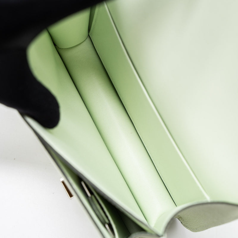 Hermes Constance Mini Epsom 0S Vert Fizz SHW Stamp U (New Version)