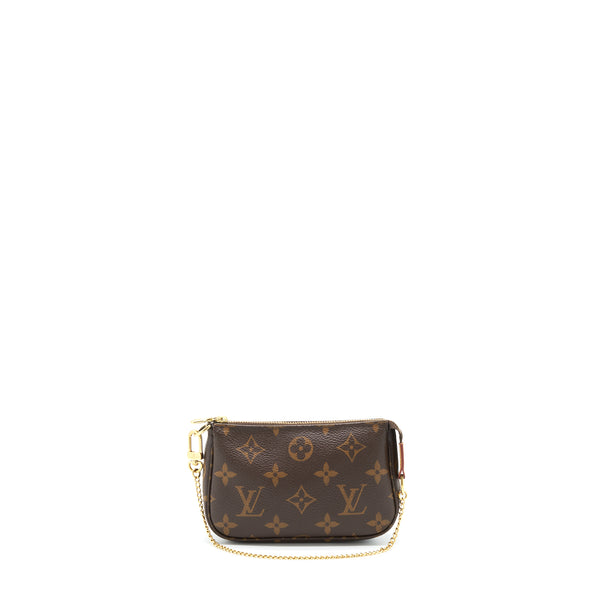 Louis Vuitton Mini Pochette Monogram Canvas GHW