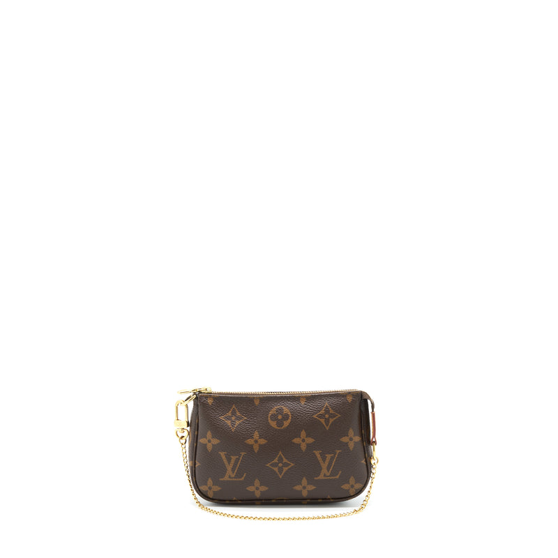 Louis Vuitton Mini Pochette Monogram Canvas GHW