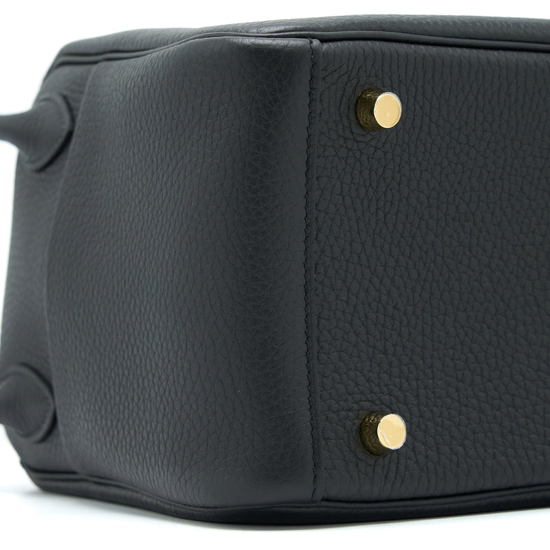 Hermes Lindy 26 Clemence Black GHW Stamp U