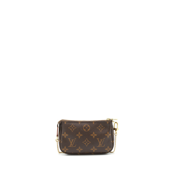Louis Vuitton Mini Pochette Monogram Canvas GHW