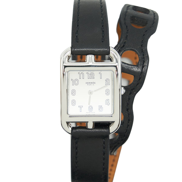 Hermes Cape Cod Watch 23×23mm steel watch