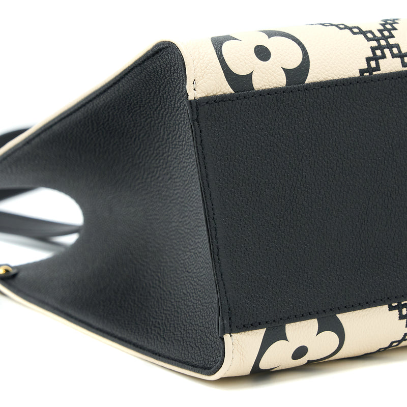 Louis Vuitton Onthego MM Empreinte Cream/ Black GHW (New Version)