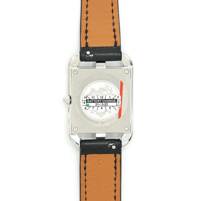 Hermes Cape Cod Watch 23×23mm steel watch
