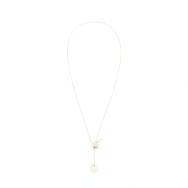 Hermes ex libris pm necklace SHW