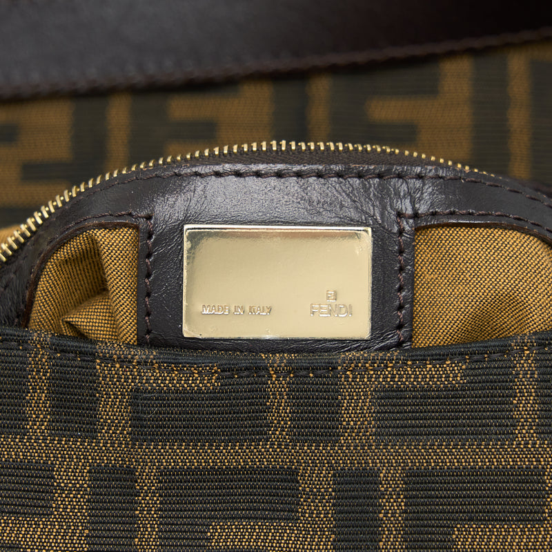 Fendi Zuuca Chef Flap Bag Canvas GHW
