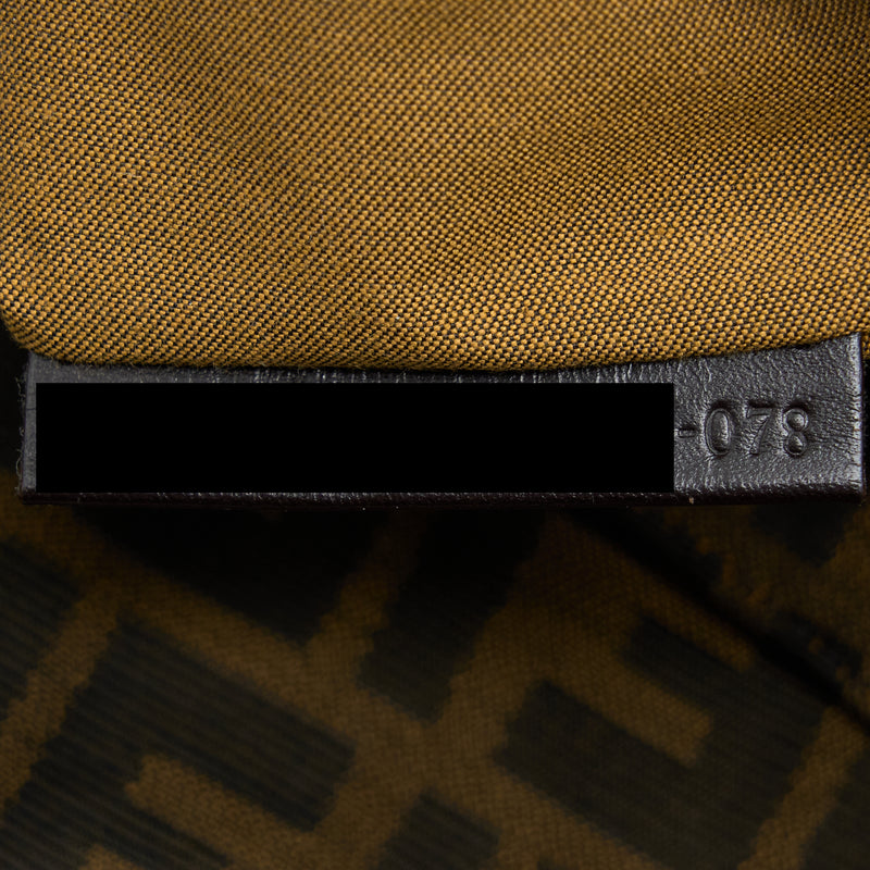 Fendi Zuuca Chef Flap Bag Canvas GHW
