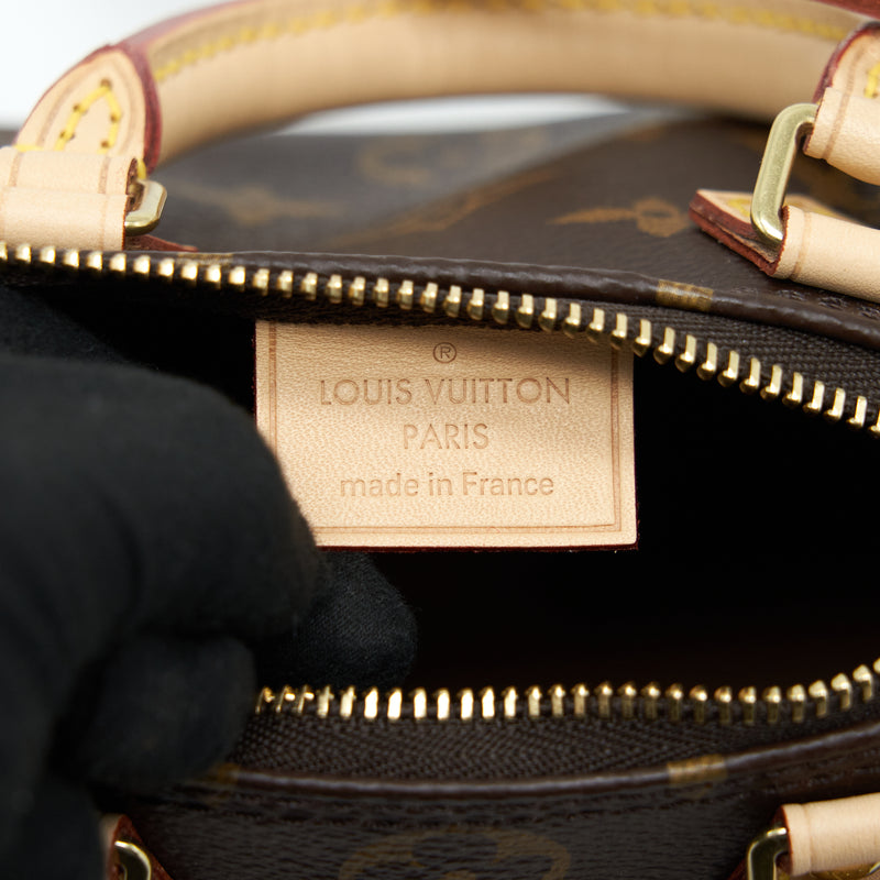 Louis Vuitton Nano Speedy Monogram Canvas Year 2020