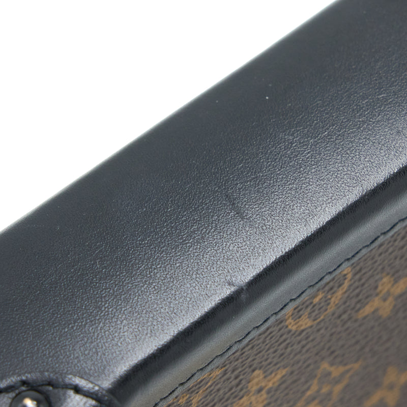 Louis Vuitton Vertical Trunk Pochette with Chain Monogram Canvas GHW