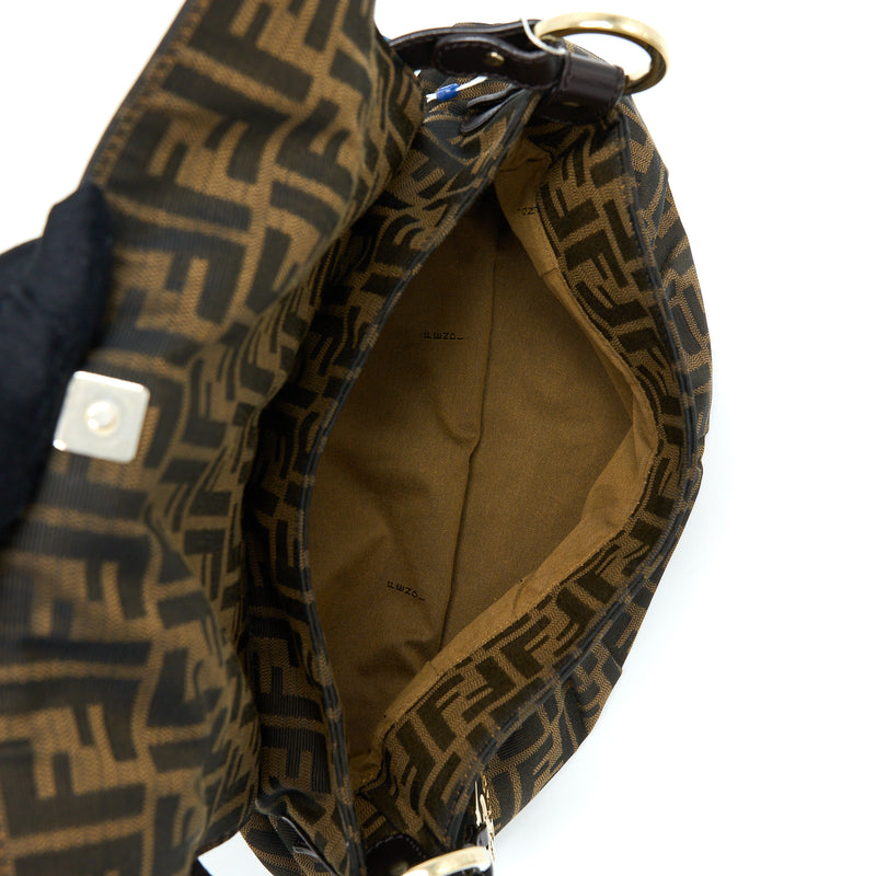 Fendi Zuuca Chef Flap Bag Canvas GHW