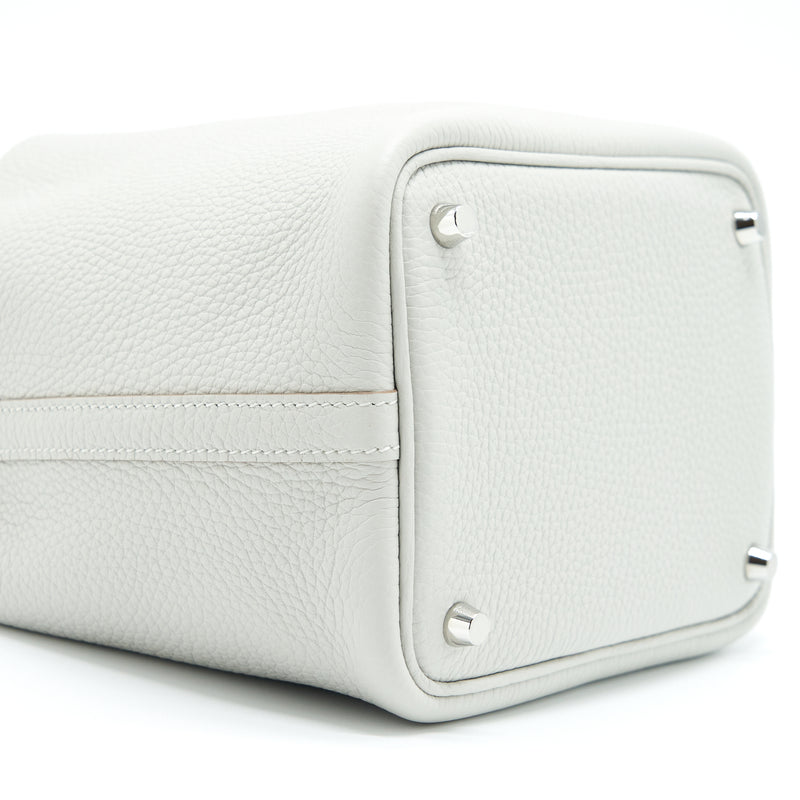 Hermes Picotin 18 Lock Bag Clemence Gris Perle SHW Stamp U