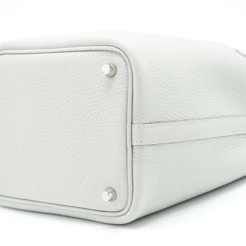 Hermes Picotin 18 Lock Bag Clemence Gris Perle SHW Stamp U