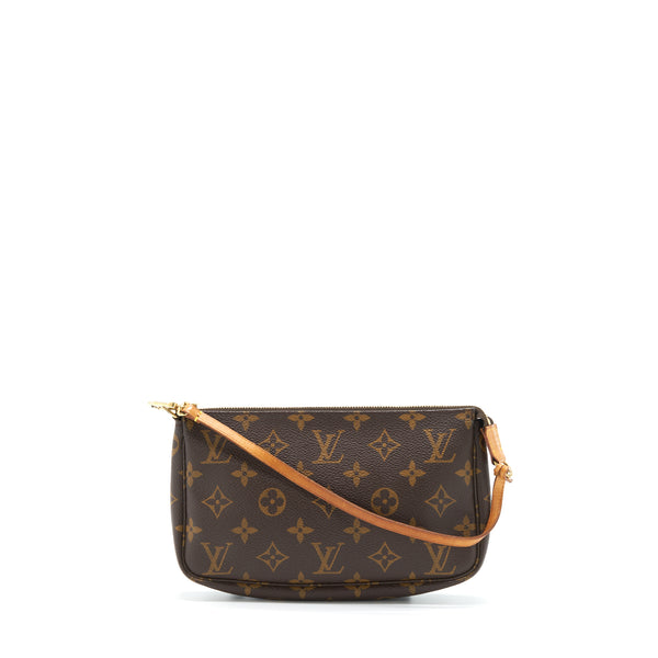 Louis Vuitton Vintage Pochette Accessories Monogram Canvas GHW