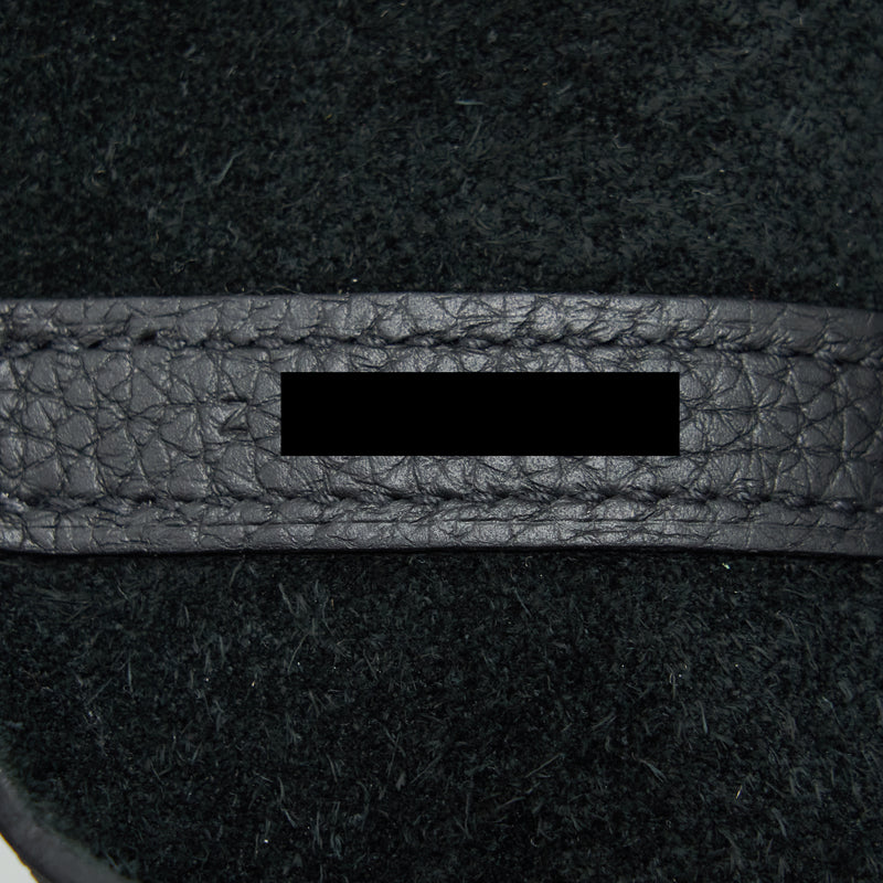 Hermes Picotin 18 Clemence Black GHW Stamp Z