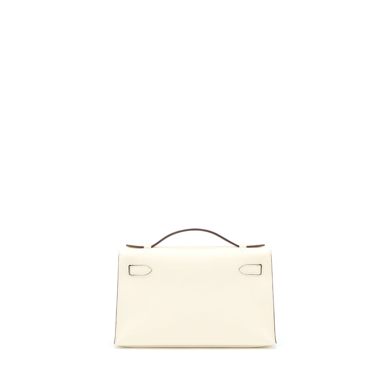 Hermes Kelly Pochette Swift Nata GHW Stamp Z