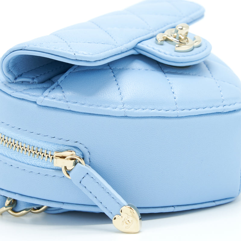 chanel light blue bag