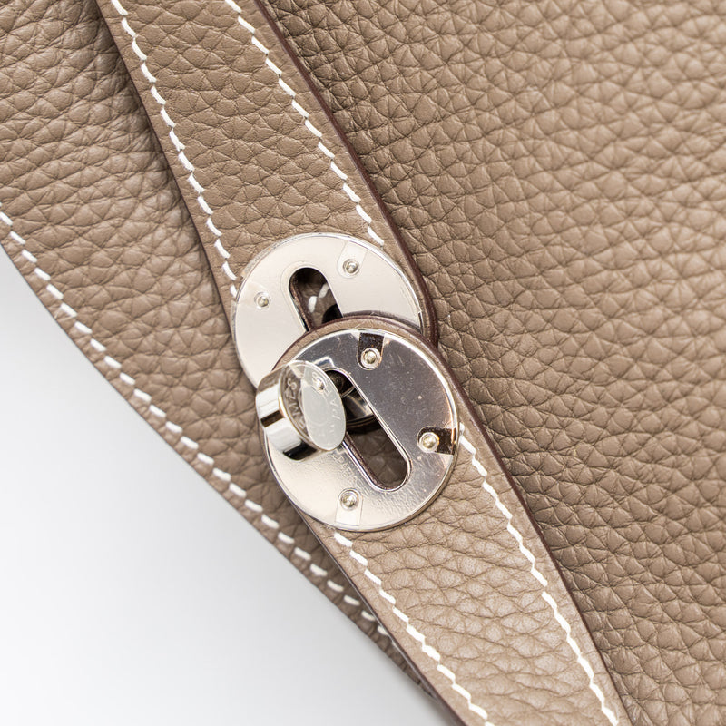 Hermes Lindy 30 Clemence Etoupe SHW Stamp A