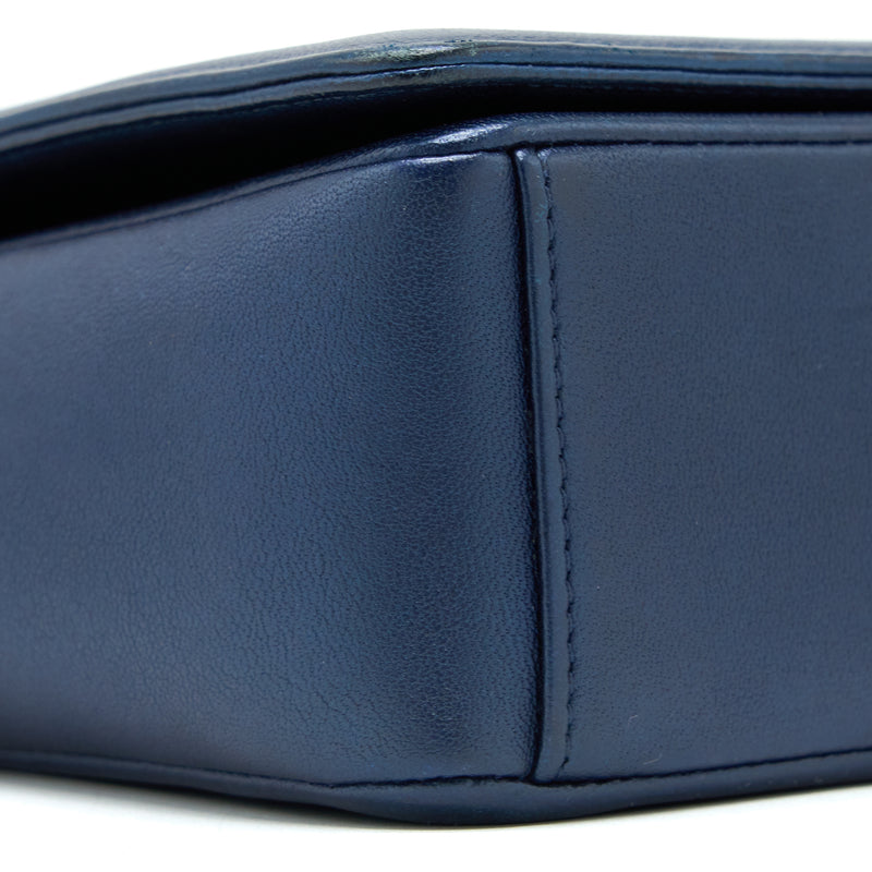 Chanel Mademoiselle Flap Bag Lambskin Navy SHW