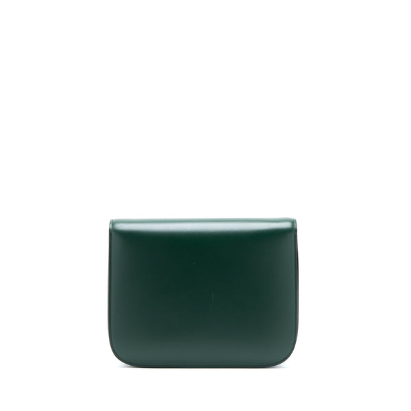 Celine Medium Classic Box Bag Calfskin Green GHW