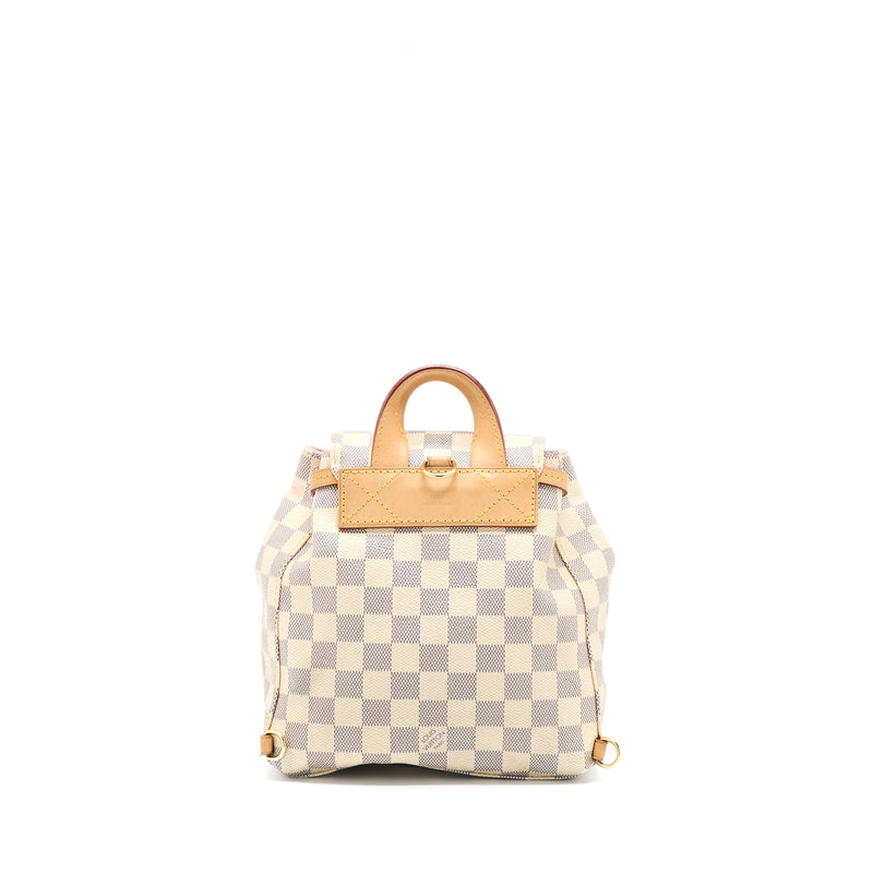 LOUIS VUITTON Damier Azur Sperone Backpack USED