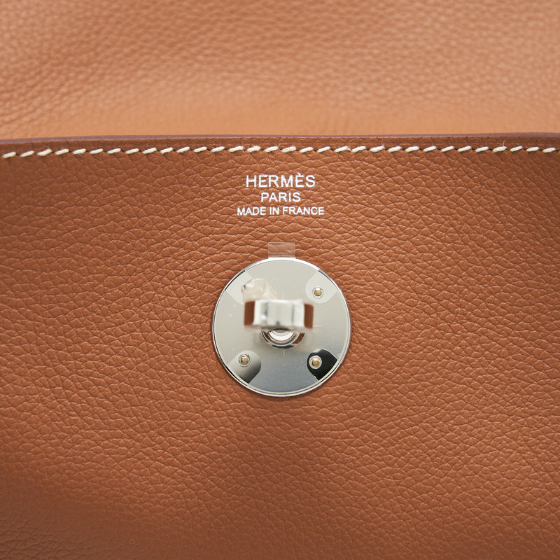 Hermes Lindy 26 Evercolor Gold SHW Stamp Z